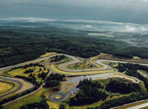 Aerial view of the Brno Autodrome