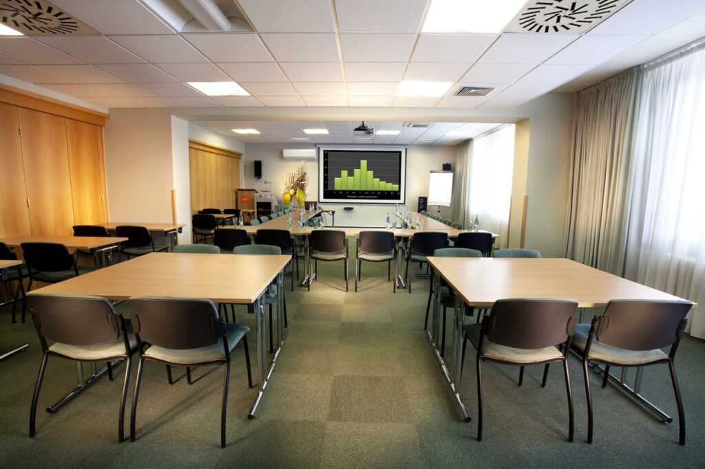 Conference room of the Akademie hotel