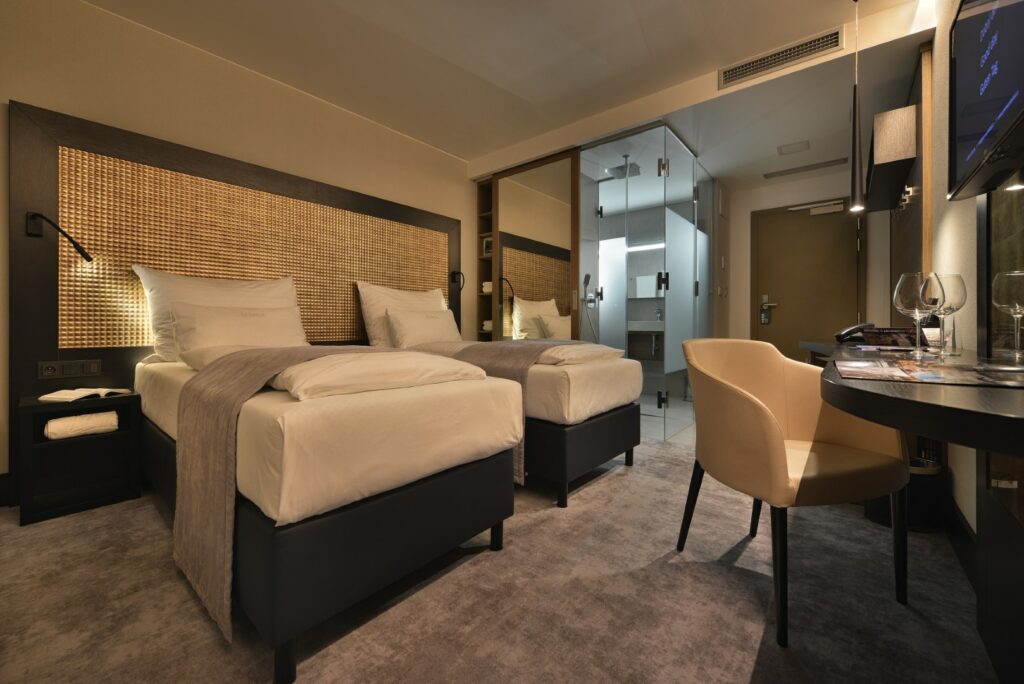 Comfort room of the Premium Hotel Znojmo