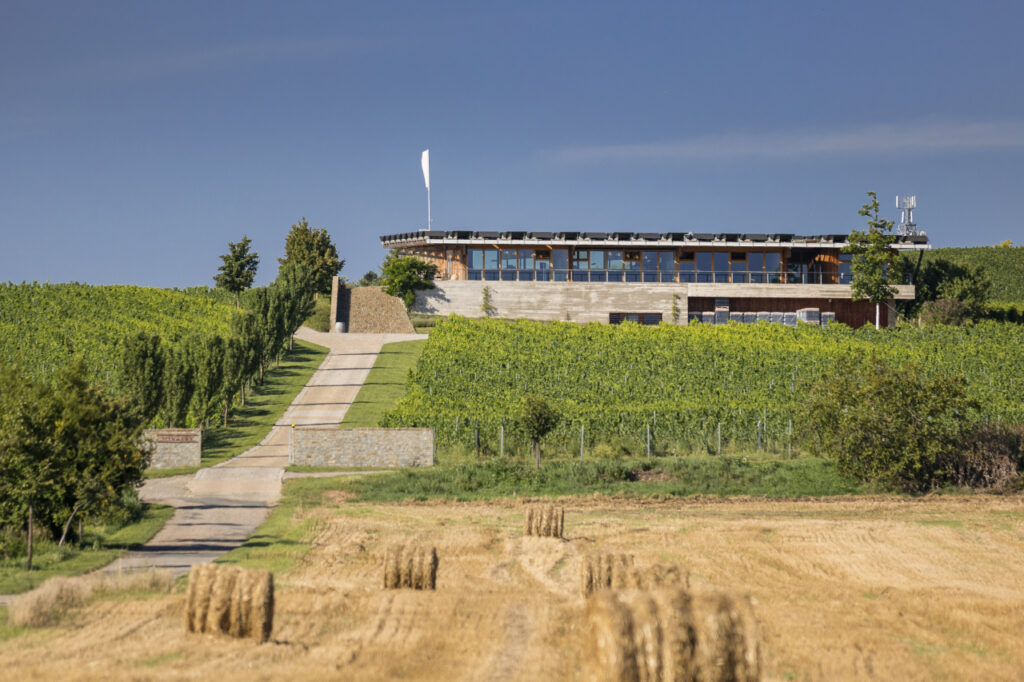 The building of Sonberk winery from the bottom